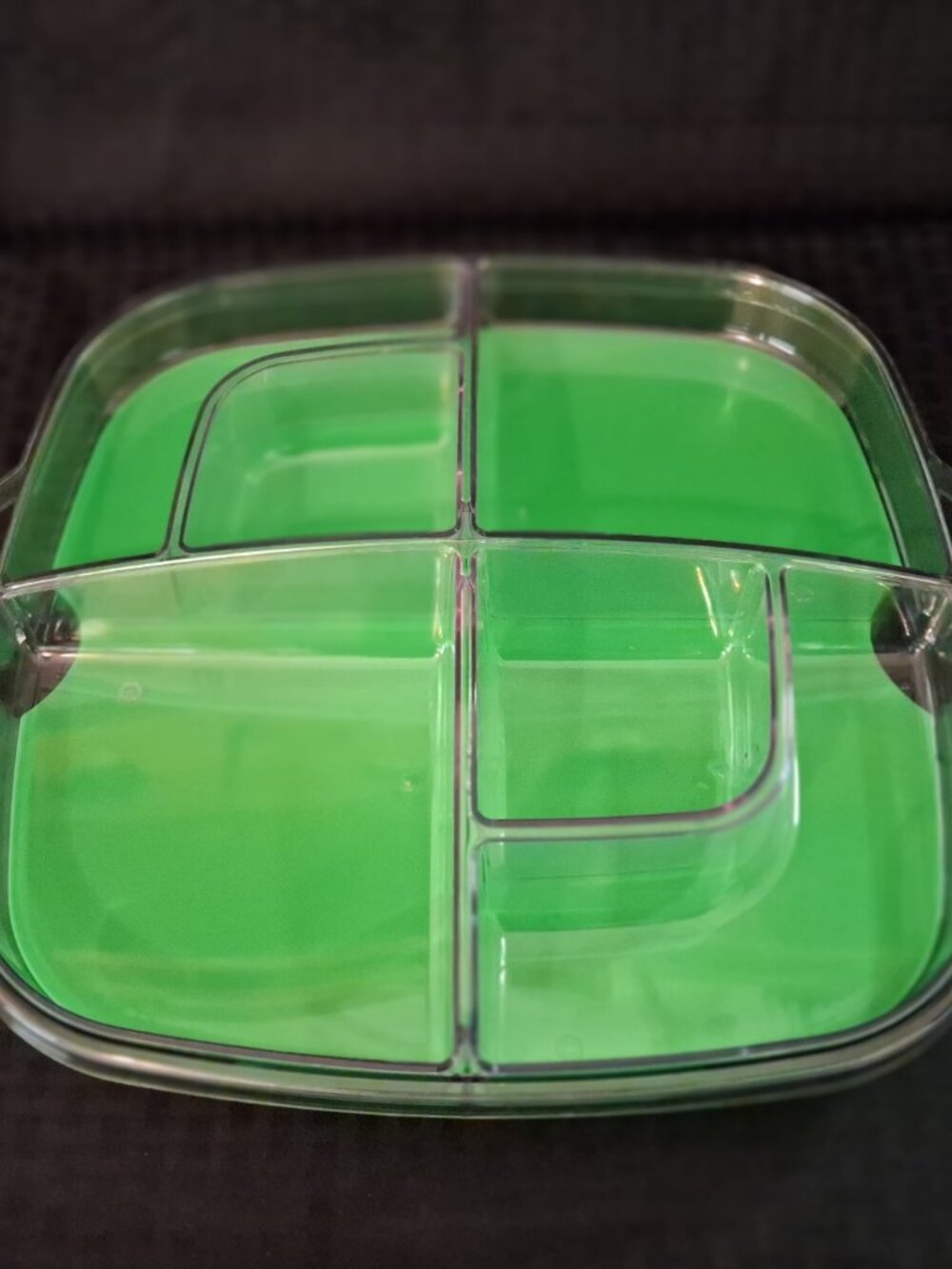 The Pampered Chef #2292 Cool and Serve Square Tray Set Deviled Eggs Holder